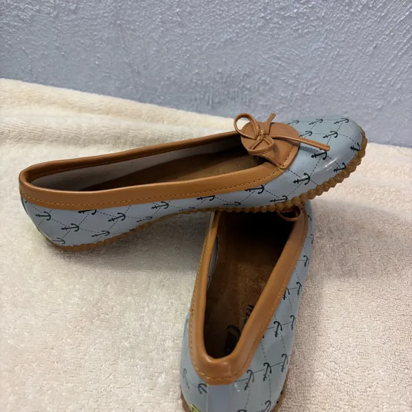 Womens Western Chief Skimmetmr Boat Shoes SZ 7 Anochors Away Flats - Image 4