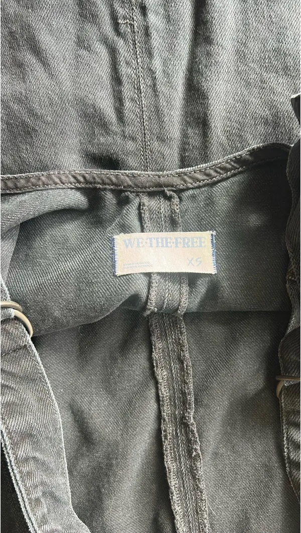Free People Overall Shorts Black - Image 2