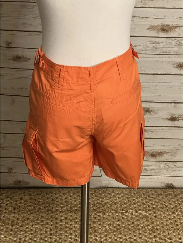 Polo Ralph Lauren orange cotton cargo shorts Size 6 utility gorpcore outdoors - Image 5
