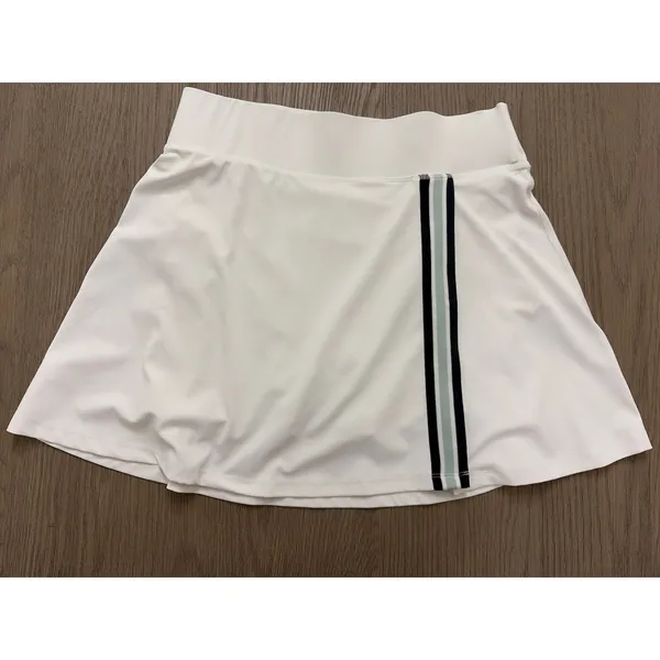 Lou & Grey Luvstretch White Overlap Skort Women’s Large Sporty Stretch - Image 2