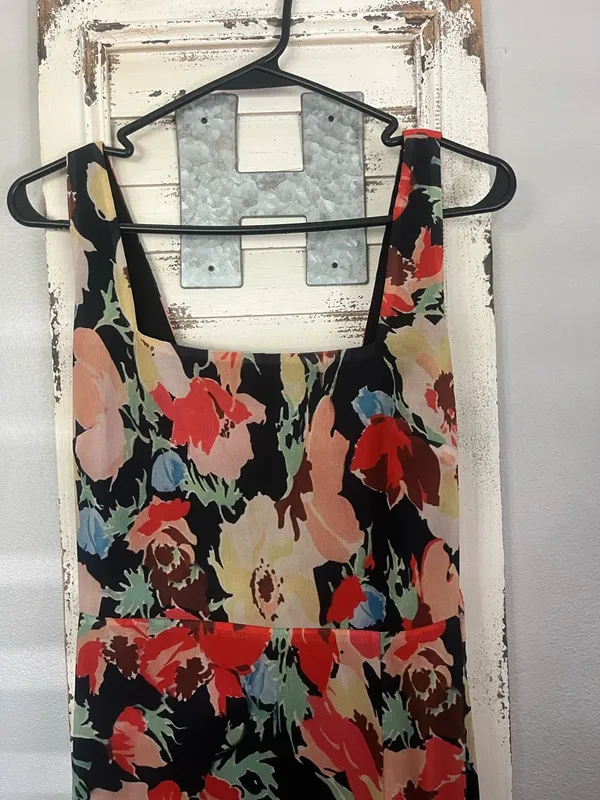 Lulu's Miya Black Multi Floral Sleeveless Maxi Dress - Image 5