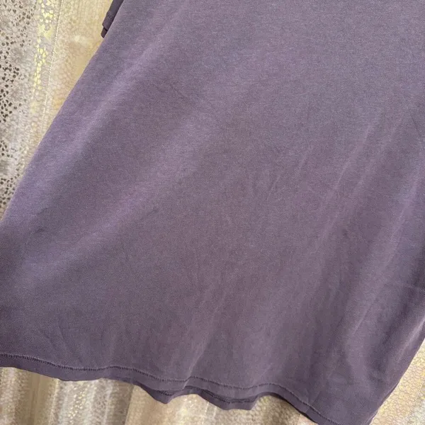Aerie Crewneck Gray Stretch Unique Dyed Casual T Shirt Small NWT - Image 4