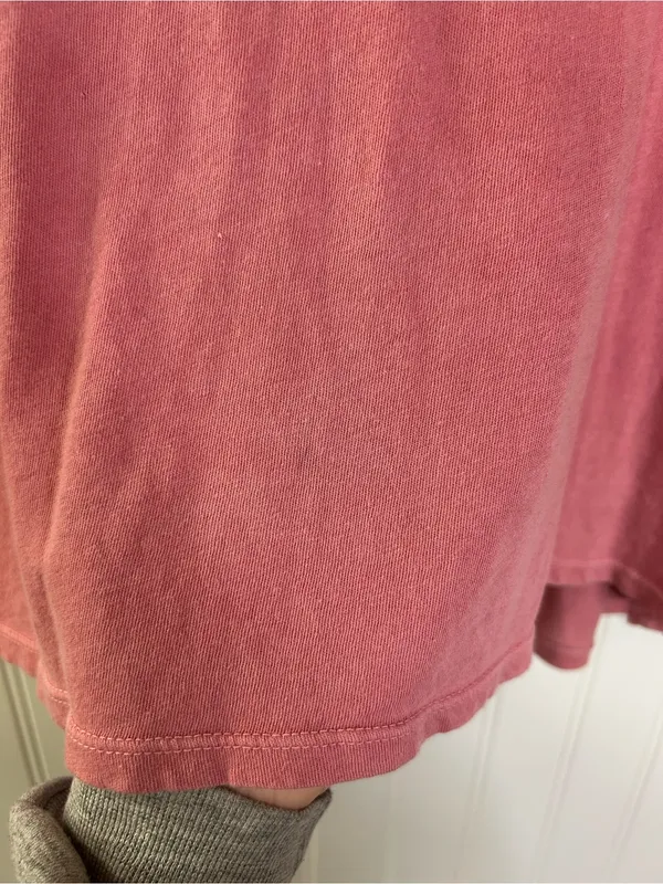 Marine Layer Pink Short-Sleeve Pocket Tee Size Large - Image 3