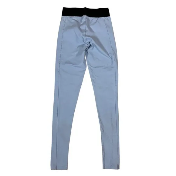 Lounge Leggings Small‎ Blue High Waisted Elastic Waist Active Casual - Image 3
