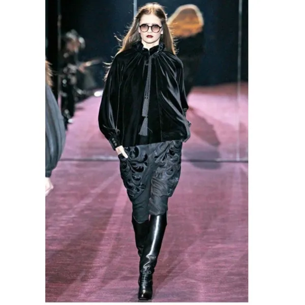 Black equestrian Gucci Elizabeth knee high boots sz 6 - Image 3
