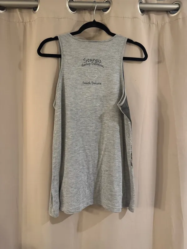Harley-Davidson Gray Ombre Tank with Metallic Graphic - Image 2