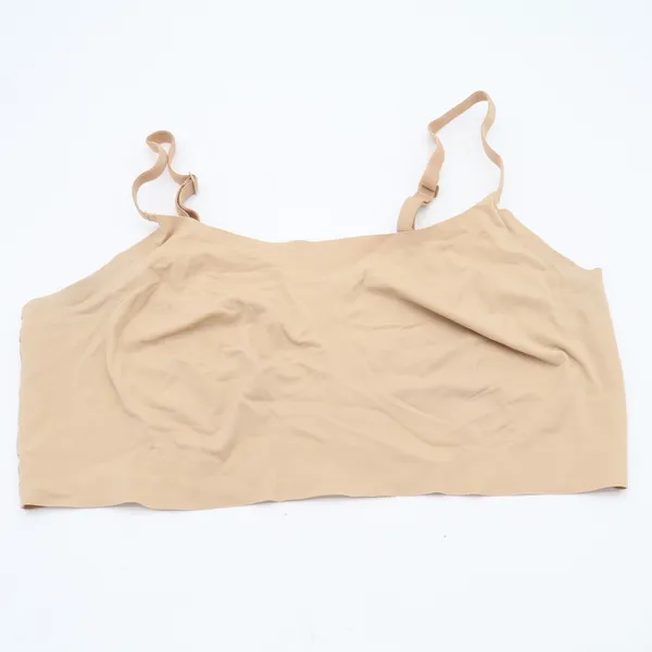 True & Co Women XL Beige Seamless Wireless Adjustable Strap Bralette - Image 2