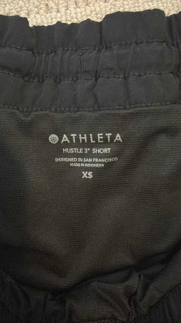 Athleta black running shorts - Image 3