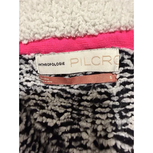 Pilcro Maia Cropped Quarter-Zip‎ Pullover Sweater Women's Size Small - Image 11