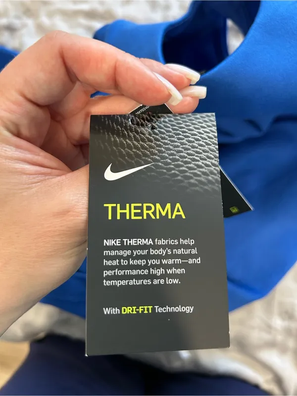 Nike Therma Dri-FIT Blue Quarter Zip Pullover Large NWT - Image 6