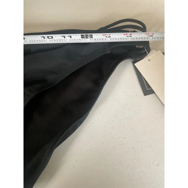 Salt + Cove Womens Black‎ Strappy Side Bikini Bottom Swimsuit XL NEW - Image 6
