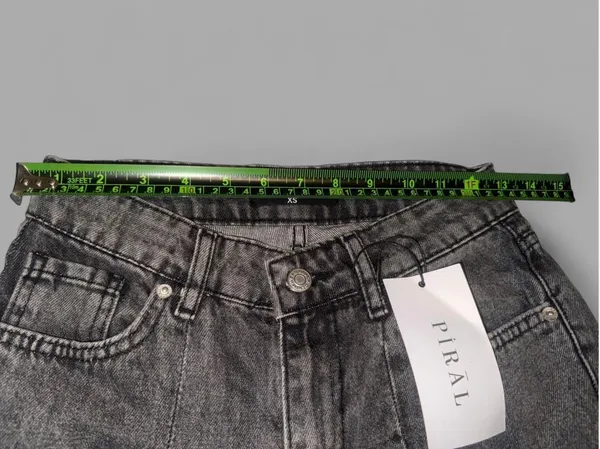 PIRAL Gray Jeans Size XS - Image 6