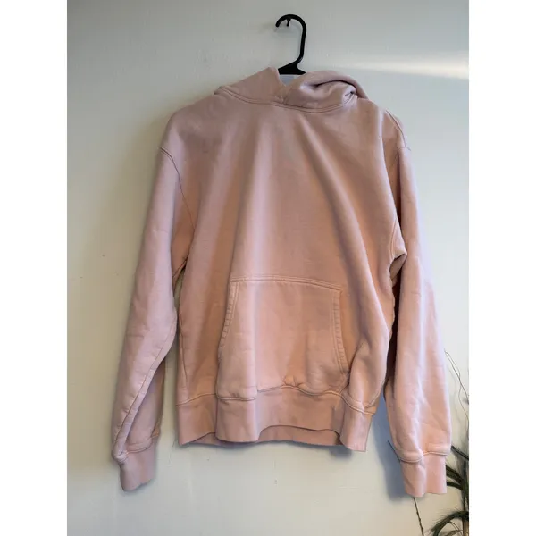 Aritzia‎ Sweatfleece Perfect Fit Hoodie Pink Tonal Logo M 116209-FA24 - Image 2