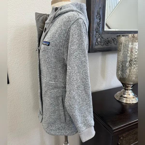 PATAGONIA Better Sweater Heathered Grey Jacket S - Image 3