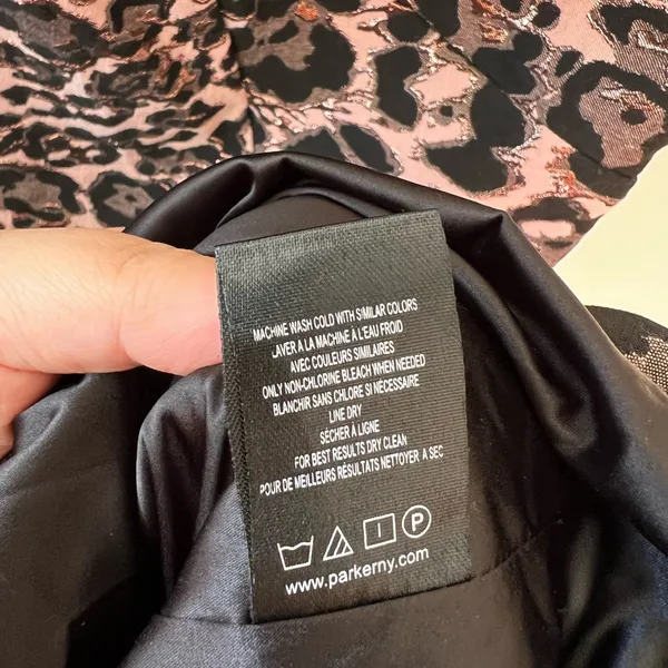 Parker Black Women's Jojo One Shoulder Evening‎ Dress Size 0 - Image 7