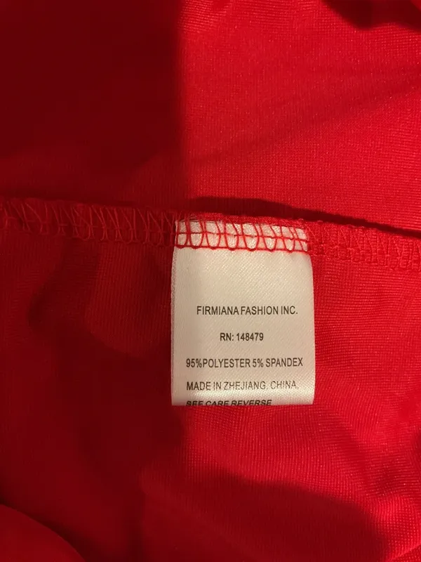 095 Bright Red Harem Pants - Image 7
