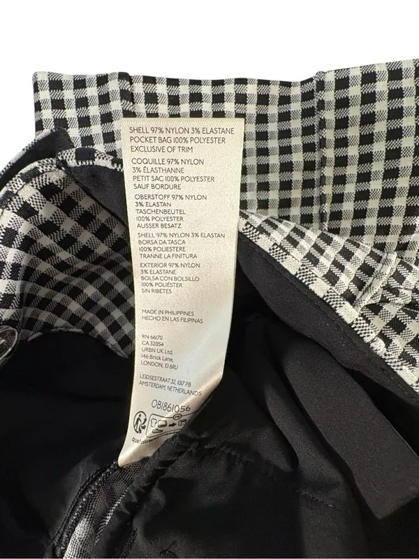 Anthropologie Maeve Gingham Capri Pants Women’s 4 High Rise Cropped Stretch - Image 5