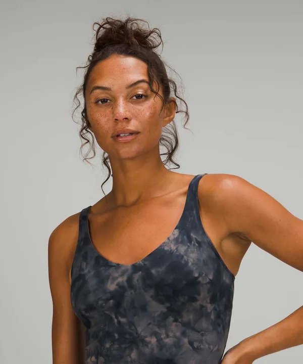 Lululemon Align Tank Top Diamond Dye Lunar Rock True Navy - Image 3