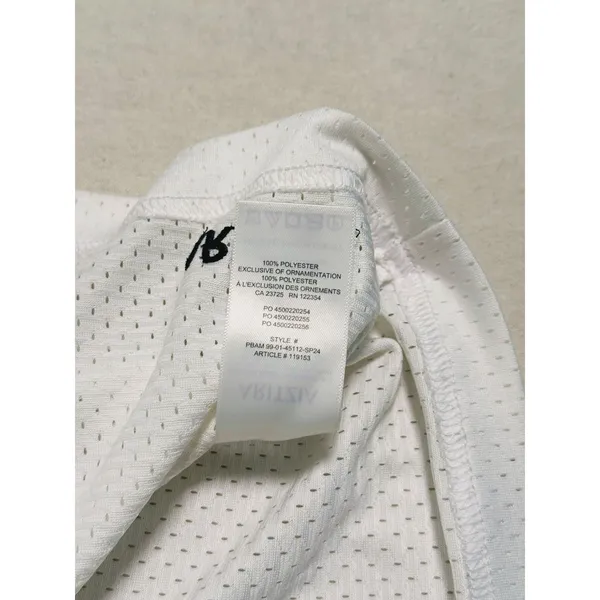 Aritzia Trading Jersey Mesh Crewneck Womens XXS White Sporty 90s Y2K Streetwear - Image 11