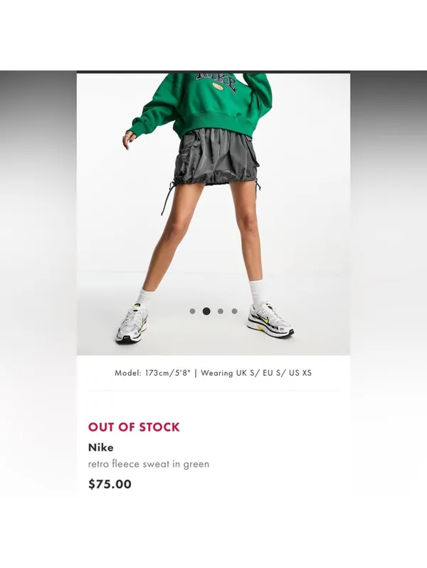 Nike Oversized Retro Crewneck Sweatshirt - Image 6