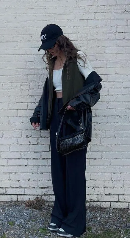 Leather Jacket Black Size 10 - Image 2