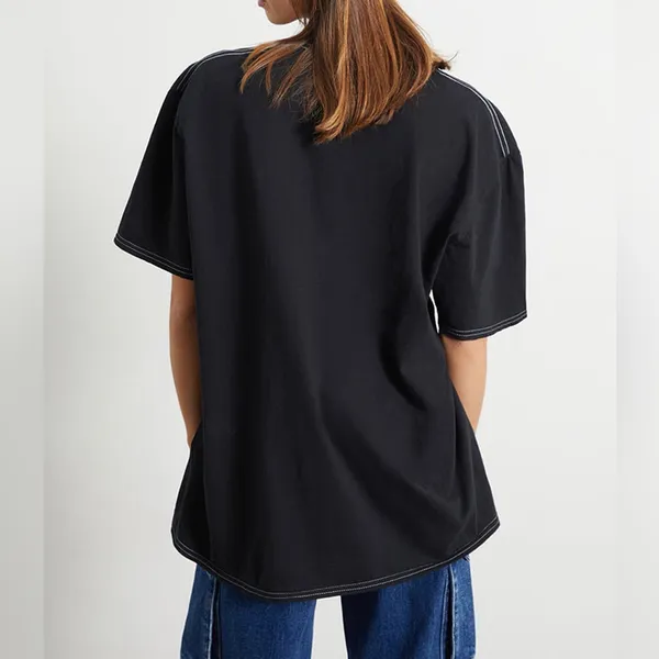 45A. PacSun PS / LA Keep Your Head Up Oversized Black Graphic T-Shirt - Image 5