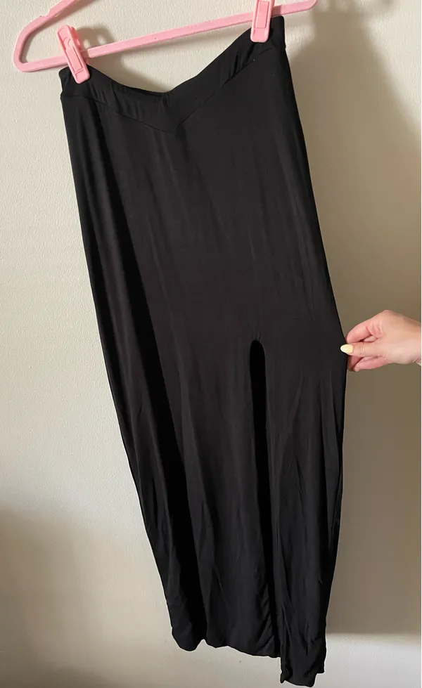 Klassy Network Skirt Black Maxi - Image 2