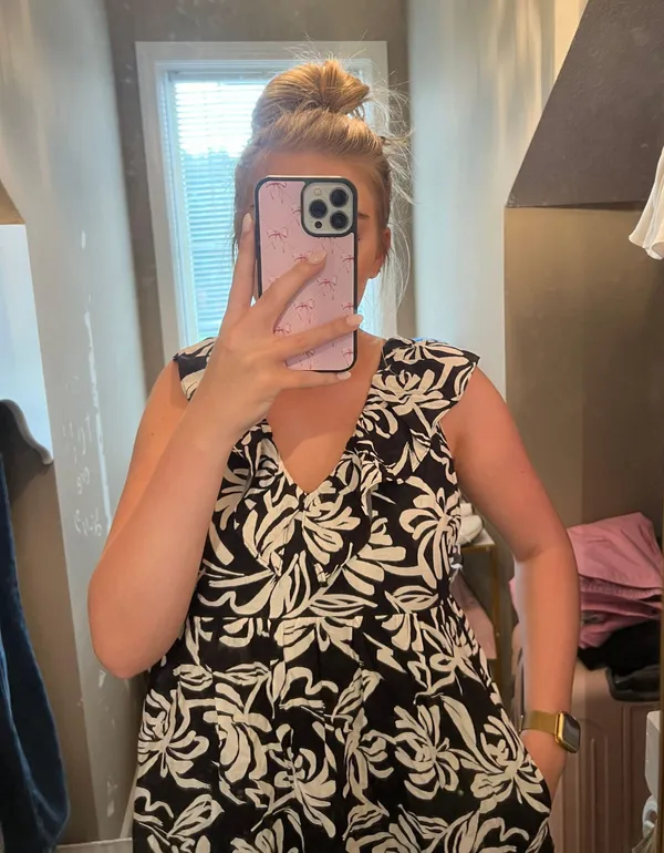 Dry Goods Black And White Dress - Image 2