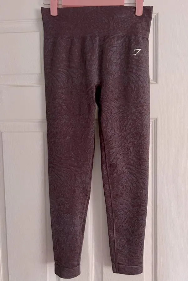 Gymshark Adapt Animal Seamless Leggings - Wild | Musk Lilac size L - Image 2