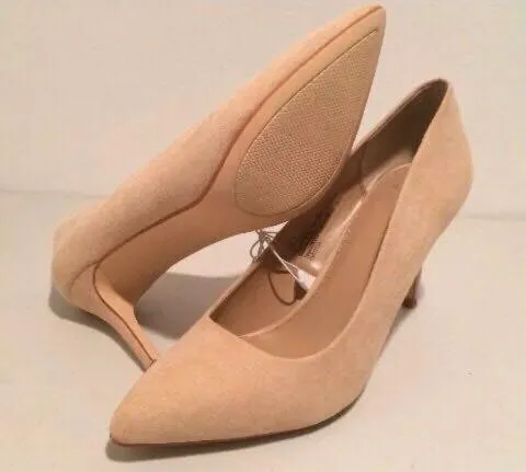 Beige Heels, Size 7W Tan - Image 2