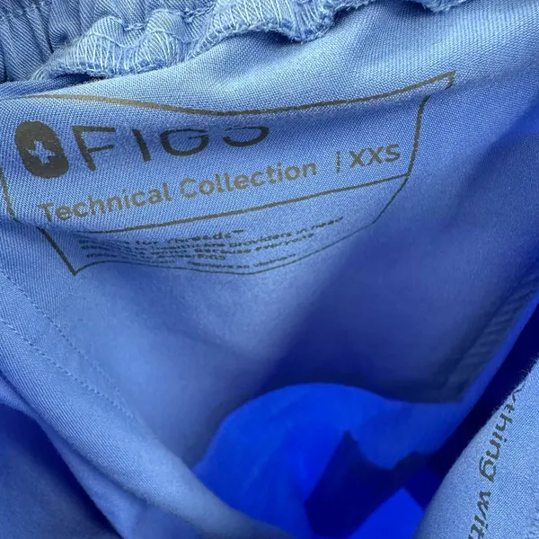 Figs size XXS technical collection blue scrub pants style TW2000R tie‎ waist - Image 10