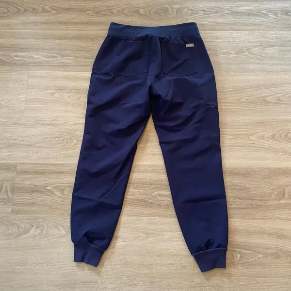 FIGS Navy Blue Casma Top Zamora Jogger Scrub Set Women's size XS / Small Petite - Image 9