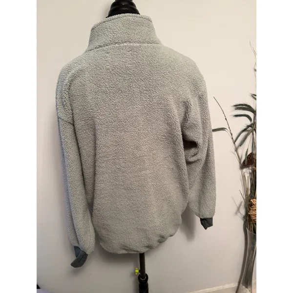 OFFLINE‎ by Aerie Sherpa Fleece Half Zip Pullover Sweatshirt gray S P - Image 3