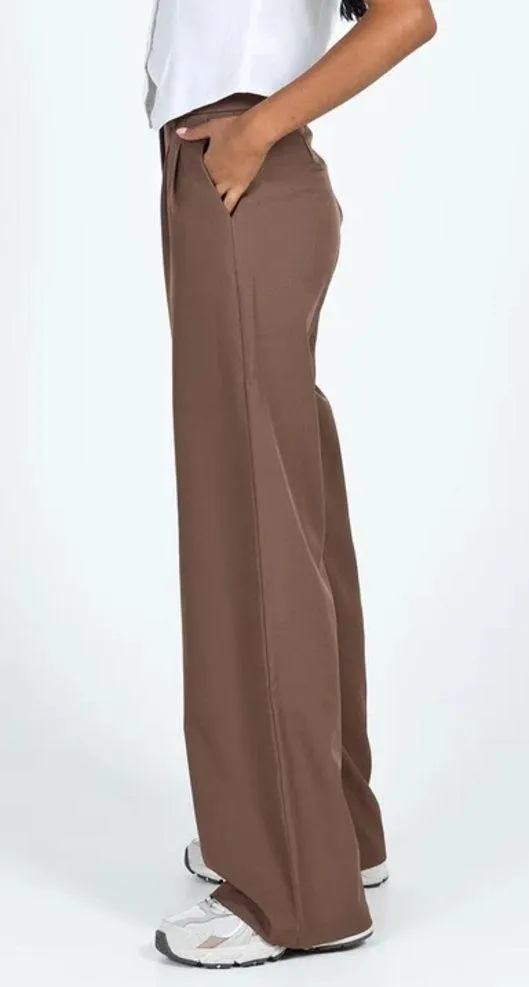 Princess Polly archer pants - brown - Image 3