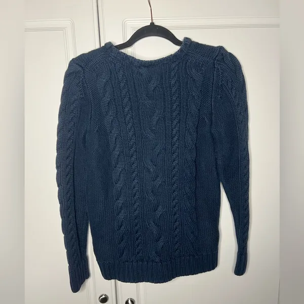 L.L. Bean Heritage Cotton Cableknit Fisherman Sweater - Image 8