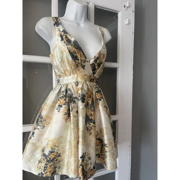 BHLDN by Anthropologie Floral Fit & Flare Mini Dress‎ - Image 3