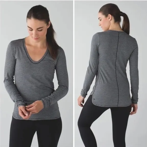 Lululemon Circadian long sleeve casual top size 2 - Image 2