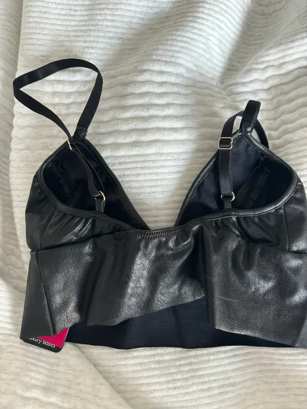 Commando Faux Leather Bralette - Image 4