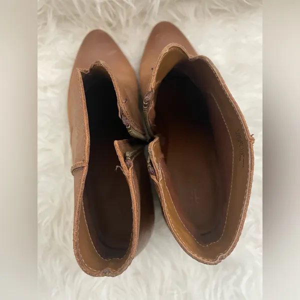 Frye Leather Brown Ankle Boots - Image 6
