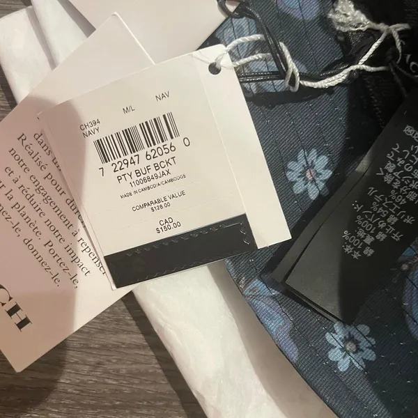 Coach Lovely Butterfly Print Bucket Hat - Image 2