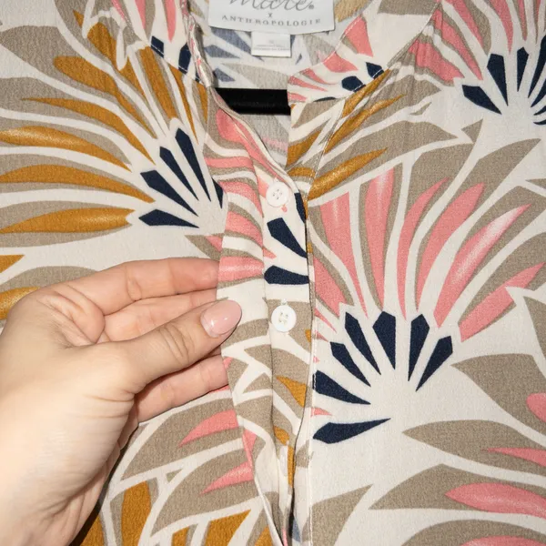 New Mare Mare x Anthropologie Pink Combo Lynda Maxi Dress Size Small - Image 5