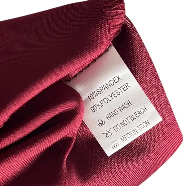 Amazon Women's‎ L Ruffled Cap Sleeve Maxi Dress Maroon Red Maxi Eveningwear - Image 7