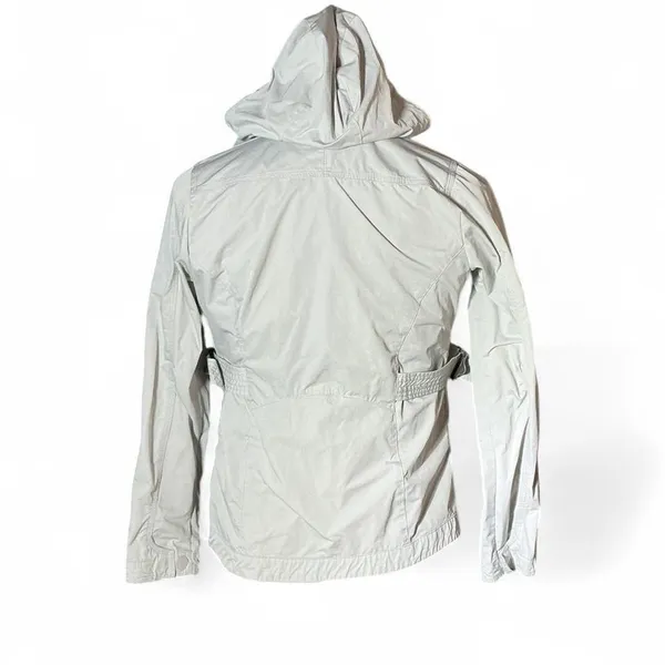 Royal Robbins Womens XS Gray Hooded Safari Utility Jacket‎ Mesh Lined Gorpcore - Image 2