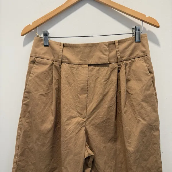Anthropologie Exquise Barrel-Leg Chino Pants size M - Image 4