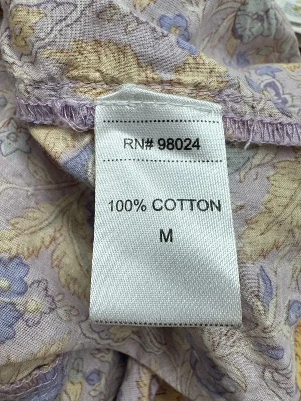 Anthropologie Love The Label Josepha Printed Smocked Top Women’s Medium - Image 3