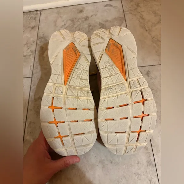 Hoka Mach 5 Running Shoes in Orange, Pink, & Blue - Image 12