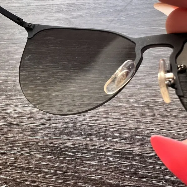 Rayban 3652 Women’s Black‎ Wire Rimless Sunglasses - Image 7