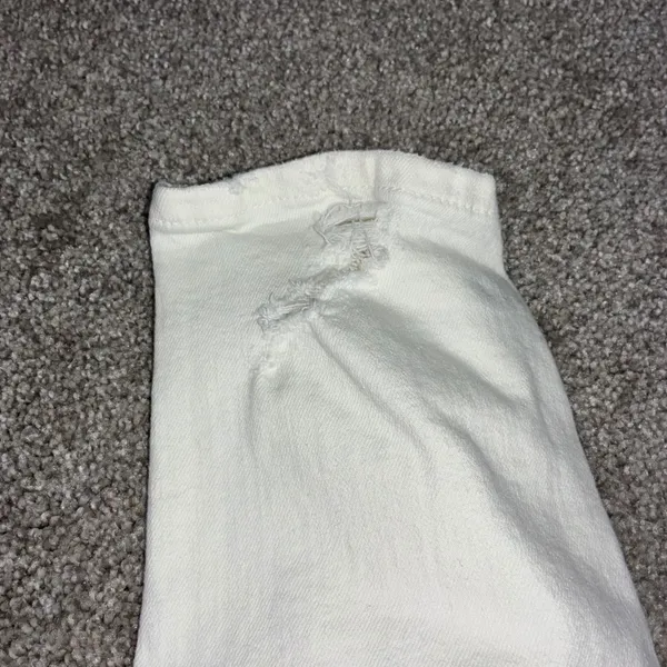 Pilcro & the Letterpress Anthropologie Jeans Womens 27‎ Cream High Rise Slim - Image 11