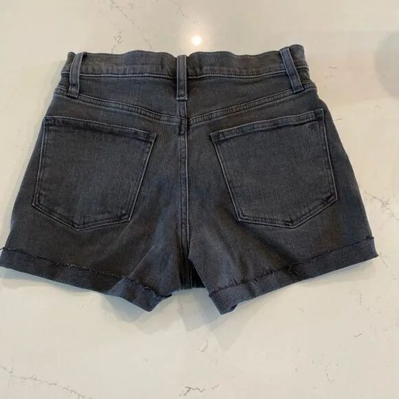 Madewell High-Rise‎ Denim Shorts Black Size 24 - Image 3