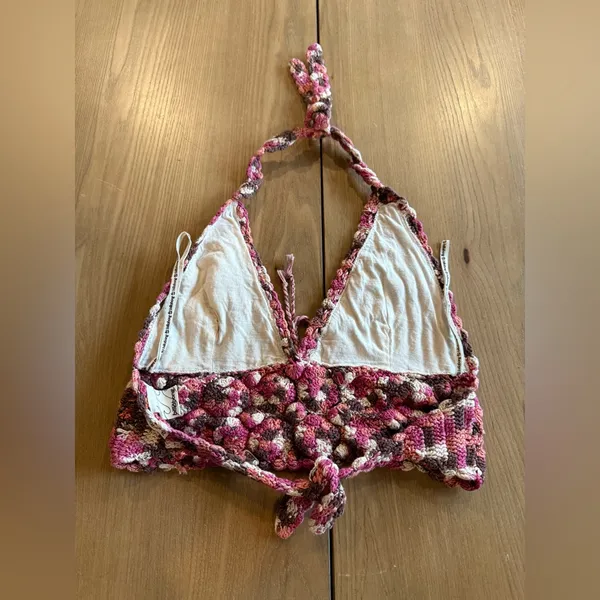 Billabong‎ Crochet Top Size Medium - Image 3